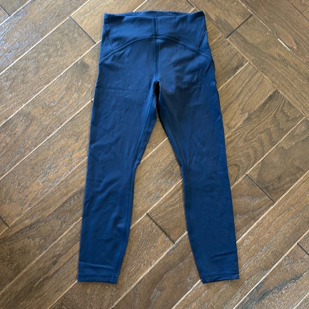Lululemon thick 7/8 leggings navy